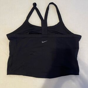 Nike One Dri-Fit Women's Cropped Tank with Silver Logo